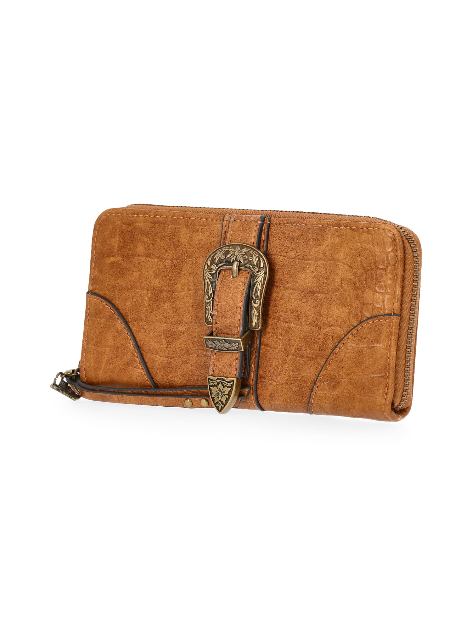 Jessica Simpson Women's Daphne Zip Around Wallet, Wheat