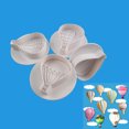 thumbnail image 4 of 4pcs Plastic Hot Air Balloon Pattern Cutting Mold Cookie Moulds Set Cake Cutters Baking Tools, 4 of 9
