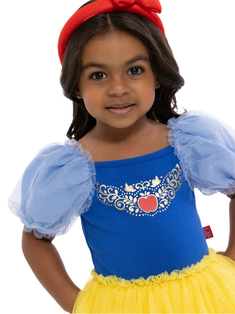 Disney Princess Toddler Girls Snow White Cosplay Tutu Dress with Puff  Sleeves, Sizes 12M-5T - Walmart.com