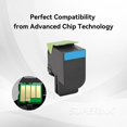 thumbnail image 2 of Cartouche de Toner Cyan Compatible Lexmark 78C10C0 par Superink, 2 of 6