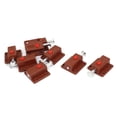 thumbnail image 4 of Unique Bargains Window Furniture Push Button Spring Load Automatic Door Bolt Latches Lock 8Pcs, 4 of 4