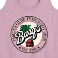 thumbnail image 3 of Barq's - Iconic Drinks & Beverages - Famous Olde Tyme Root Beer Stamp - Women's Racerback Tank Top, 3 of 5