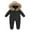 Black, variant on MEZZALL Kids Winter Overalls Ski Suits Boys Girls Windproof Snowboard Jumpsuits Snowsuit Jackets Coats Soft Infants Dailywear, Pink, 12-24 Months