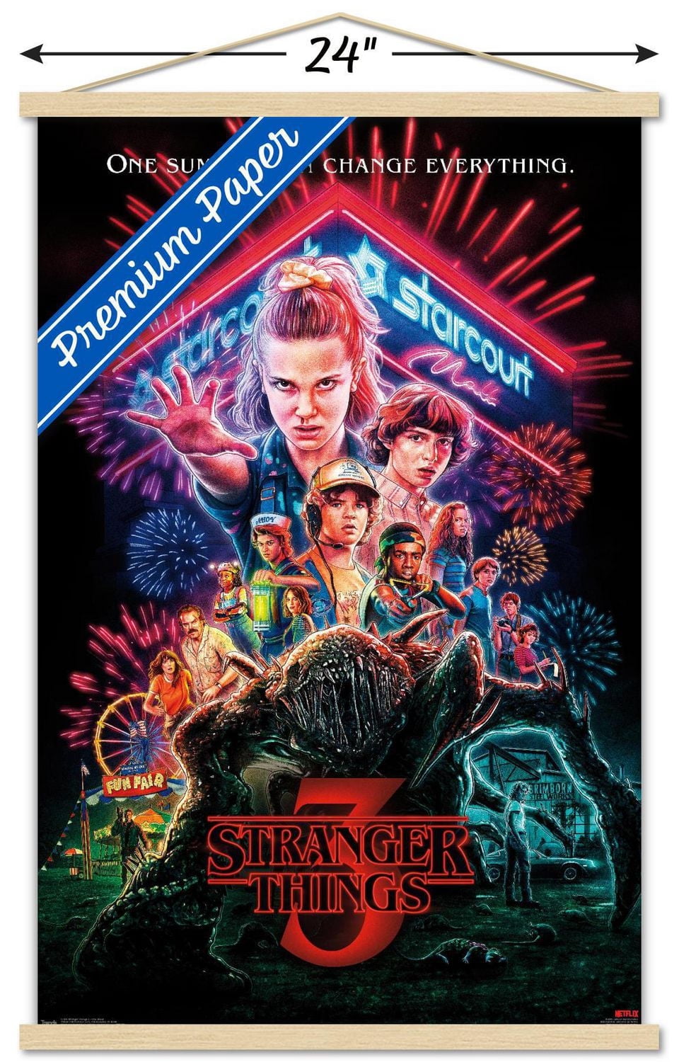 Netflix Stranger Things: Season 3 - One Sheet Wall Poster