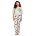 thumbnail image 4 of Garfield Womens Coffee Long Pyjama Set, 4 of 4
