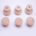 thumbnail image 1 of Greenadscape 15Pcs Beige Beech Wood Drawer Knob for Home Decoration wood kitchen cabinet knobs, 1 of 8