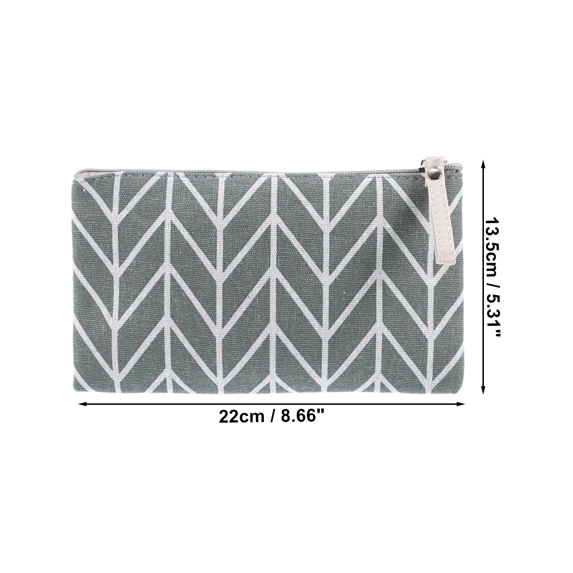 Unique Bargains Women Durable Large Cosmetic Bag for Travel Vacation Bathing Gym Gray