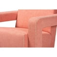 thumbnail image 5 of Baxton Studio Madian Modern and Contemporary Light Red Fabric Upholstered Armchair, 5 of 7
