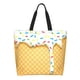 thumbnail image 1 of Easygdp White Ice Cream Bolsas Tote para Mujer, Bolsos de Hombro para Viaje, Bolsos de Mano de Gran Capacidad para Compras y Trabajo, 1 of 8