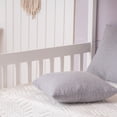 thumbnail image 6 of Pine High Tall Bunk Bed Vertical Version Straight Headboard 65 "H White, 6 of 9