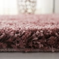 thumbnail image 5 of SAFAVIEH California Plush Solid Shag Area Rug, Rose, 3' x 3' Round, 5 of 11