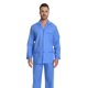 thumbnail image 5 of Apparonia Conjunto de Pijamas para Hombre de Algodón con Cuello con Muesca Pijamas para Hombre de Manga Larga Ropa de Dormir para Hombre con Bolsillos y Frente Fly Estampados Azul Claro XXL, 5 of 7