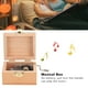 thumbnail image 5 of Caja Musical De Madera, Caja De Música Pequeña Y Duradera De Calidad De Sonido, De Larga Duración Sin Batería Para Decorar Niños Cergrey Music Box, 5 of 8