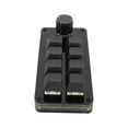 thumbnail image 4 of Mini teclado de 8 teclas con perilla, programa personalizable, interruptor azul intercambiable en caliente, separación de Cable, Teclado mecánico Macro, 4 of 5