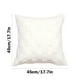 thumbnail image 2 of Funda de almohada decorativa | Suave lana sintética y terciopelo | Blanco Crema | Cojín para sofá cama sofá sala de estar | 17.7"x17.7" | Cremallera oculta | Decoración acogedora para el hogar | 1, 2 of 5