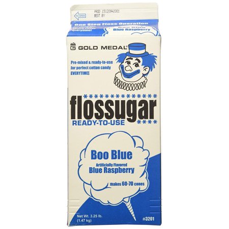 Concession Essentials Candy Floss Sugar-Raspberry Blue, 3.37 Pounds