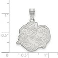 thumbnail image 2 of Sterling S. Rh-plated LogoArt University of North Carolina Large Pendant; for Adults and Teens; for Women and Men, 2 of 2