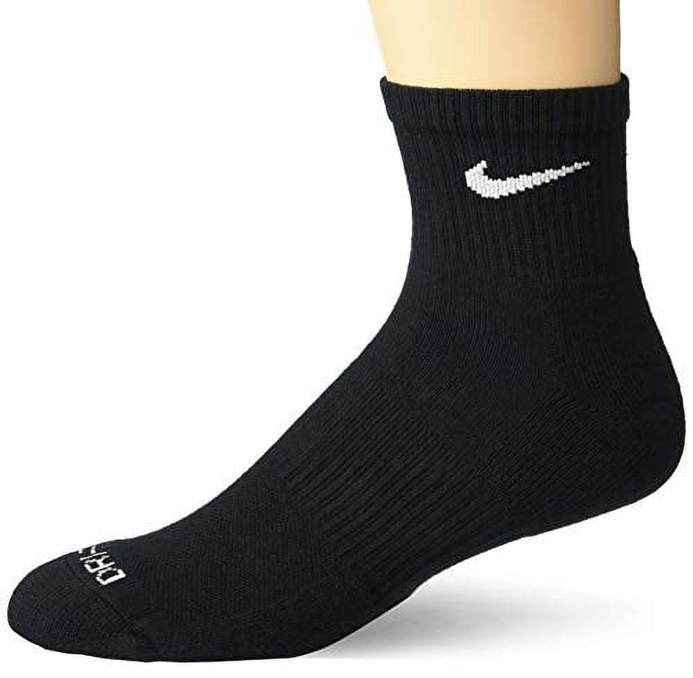 Nike Men s 3 pack Everyday Plus Cushioned Cotton Ankle Training Socks White Size 8 12 Walmart