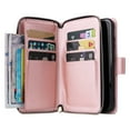 thumbnail image 2 of ETFAST Wallet Card Zipper Flip Leather Case For Samsung Galaxy S24 Ultra S24 Plus S23Ultra S23Plus S23FE S22 Ultra S21 Ultra S21FE S20 Ultra S20FE S10 S9 S8 Phone Case, 2 of 15