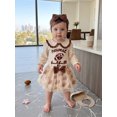 thumbnail image 4 of RUINIXCW Baby Girl Football Set Embroidered Long Sleeve Romper Tulle Skirt Headband, 4 of 8