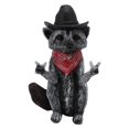 thumbnail image 2 of Clearance Desktop Ornament under $5,Raccoon Figurine Funny Lifelike Decorative Resin Wild Animal Statue Ornament For Desk Bookshelf Mantelpiece, 2 of 9