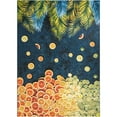 thumbnail image 6 of Unique Loom Outdoor Coastal Collection Area Rug - Citrus (10' x 14' 1" Rectangle Multi/Blue), 6 of 8