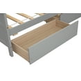 thumbnail image 4 of Daybed with two drawers, Twin Size Sofa Bed, Storage Drawers for Bedroom, Living Room, Grey, 4 of 6