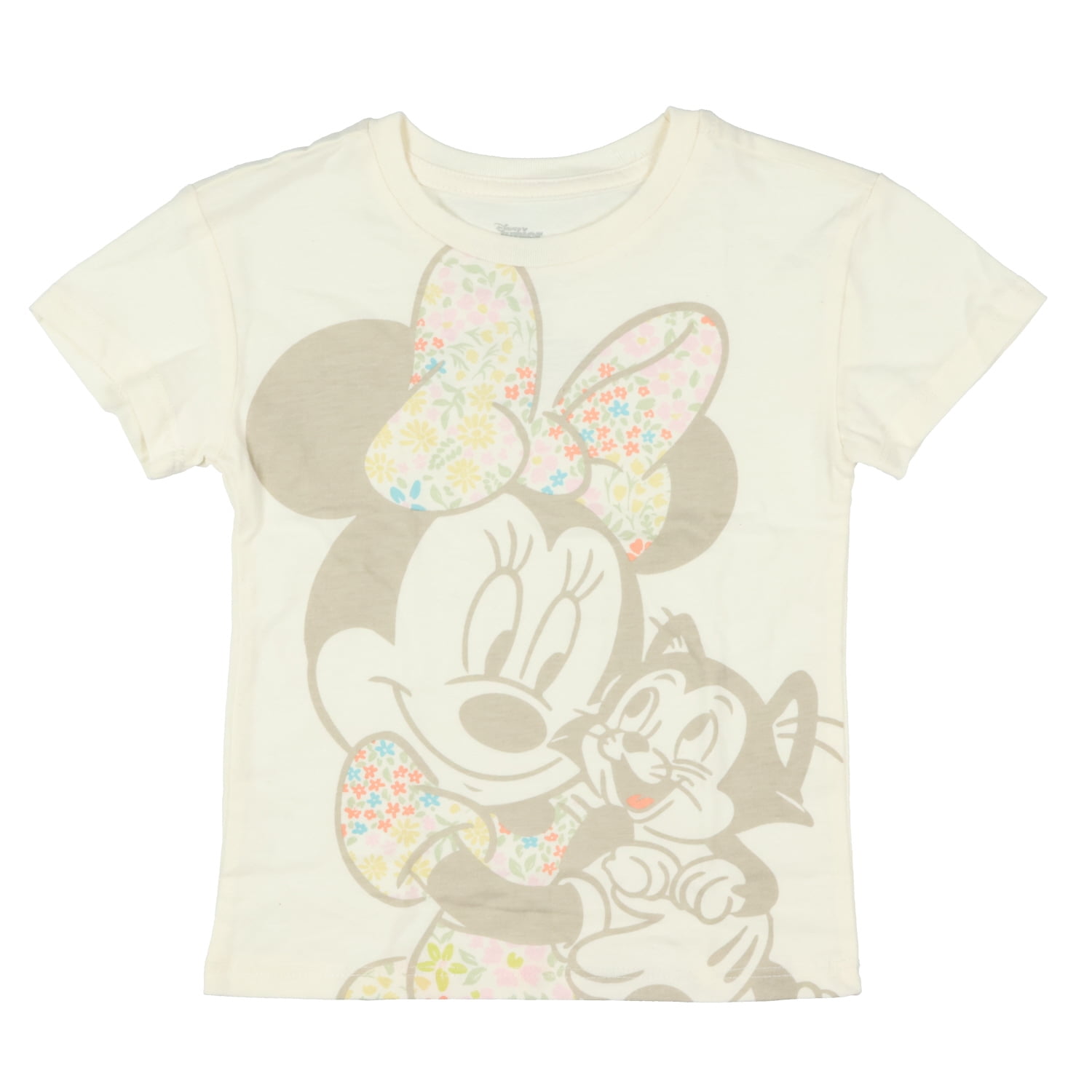 Disney Minnie Mouse Girls 2 Piece Outfit Minnie And Figaro Shirt and Short Set