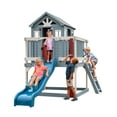 thumbnail image 2 of Backyard Discovery Beacon Heights Cedar Wooden Elevated Playhouse, Slide, Play Kitchen, 2 of 14