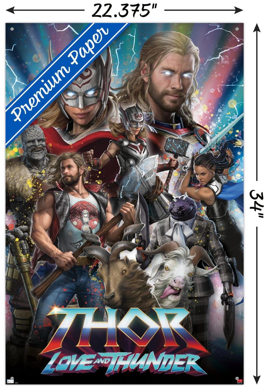 Marvel Thor: Love and Thunder - Amazing Wall Poster