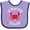 Lavender and Purple, variant on Inktastic Dewey Beach Delaware Boys or Girls Baby Bib