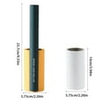 thumbnail image 3 of Worallymy Household Clothing Stand-up Drum Sticker Handheld Sticky Lint Roller Reusable Portable Hair Remover Removal Tool, 3 of 11