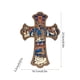 thumbnail image 3 of Decoraciones de Pascua, adornos de Pascua, regalos de Pascua. Exquisito colgante de emblema de crucifijo de Pascua. Decoración colgante de madera que añade una cálida decoración de pared a la puerta d, 3 of 6