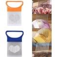 thumbnail image 3 of Soporte para rebanadora de cebolla de acero inoxidable 2 piezas, soporte para rebanadora cuchilla de corte TUNC Sencillez, 3 of 5