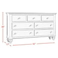 thumbnail image 5 of Picket House Furnishings Channing 7 Drawer Dresser in Cherry, 5 of 6