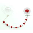 thumbnail image 4 of Multi Color Baby Lips Pacifier Clip with Matching Beads, 4 of 4