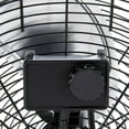 thumbnail image 4 of 20" High Velocity Industrial Cooling Floor Fan with 3 Speeds, Tilt Head, ETL-Listed Safety Compliance, Metal Housing and Blades, for Commercial Space/Garage/Gym, 125W, Black, 4 of 6