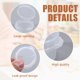 thumbnail image 4 of 5G Reusable PP Plastic Empty Button Box Mini Cream Box Nakeup Box Clear 3.65x3.2x1.6cm, 4 of 9