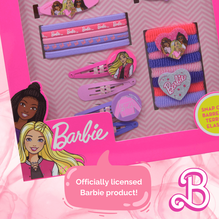 20 Piece Mattel Barbie Fashion Accessory Set with Snap Clips