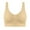 Beige, variant on Women's Full Coverage Cotton Bra Comfort Plus Size Everyday Non Padded Plus-Size Wireless Bra Underwear and Sports Bras for Women