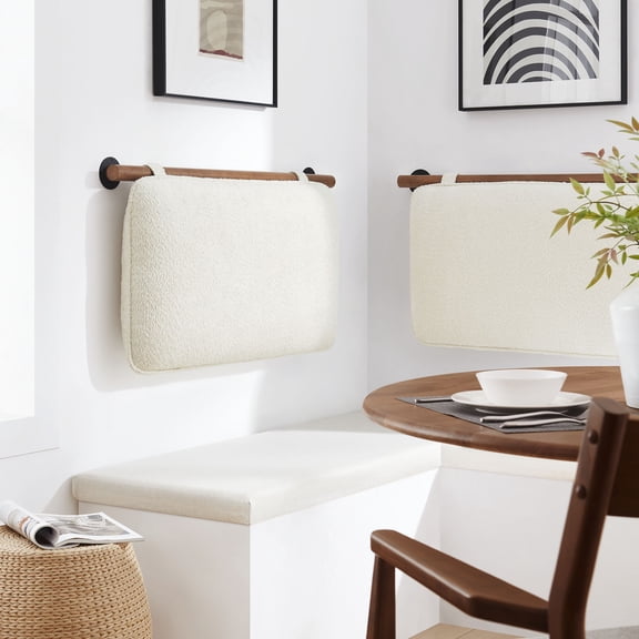 Anela Twin Headboard in Cream Walnut