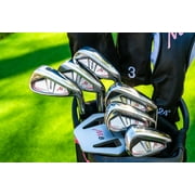 Precise M8 Ladies 15 Piece Right Hand Complete Golf Clubs Package Set – Ladies Flex Graphite Shafts – Regular Petite Size Available