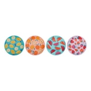 Mainstays Eco-Friendly Bamboo Melamine 4-Pack Salad Plate, Fruit Pattern