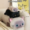 thumbnail image 5 of SQEQE Weighted Black Cat Plush, Cute Soft Pillow Toy Gift for Kids 13.8 Inch, 1.6 Lbs, 5 of 6