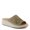 SAGE GREEN, variant on Women's RHYDIAN Slip-On Leather Wedge Sandals – Perforated Flower Design, Cushioned Footbed, Made in Turkey