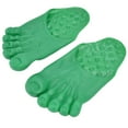 thumbnail image 3 of Pantuflas divertidas para pies descalzos 1 par de pantuflas realistas de pies grandes cubiertas para zapatos juguetes de rol de Halloween fiesta de baile maquillaje ANGGREK Otros, 3 of 8