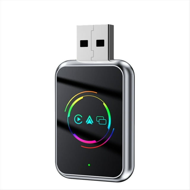 Adaptador USB Carplay para Auto, Compatible con Airplay y Bluetooth + WiFi. Carplay con Cable A Inalámbrico A