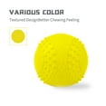 thumbnail image 3 of ISENVO Dog Toy Bite resistant Pet Teeth Cleaning Rubber Toy Interactive Retriever Toy Sounding Ball with Fragrance for Dog Pet Home, 3 of 6