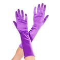 thumbnail image 3 of Music Legs Elbow Length Satin Gloves, 3 of 3