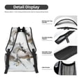 thumbnail image 4 of Disketp Running White Horses Backpack - Comfortable Daypack with The right laptop for you Spacious Main Compartment & other poket - {designName} print, 4 of 6
